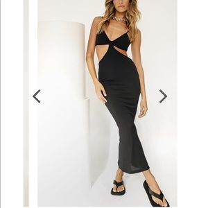 WHITE verge girl Moments Of Royalty Knit Midi